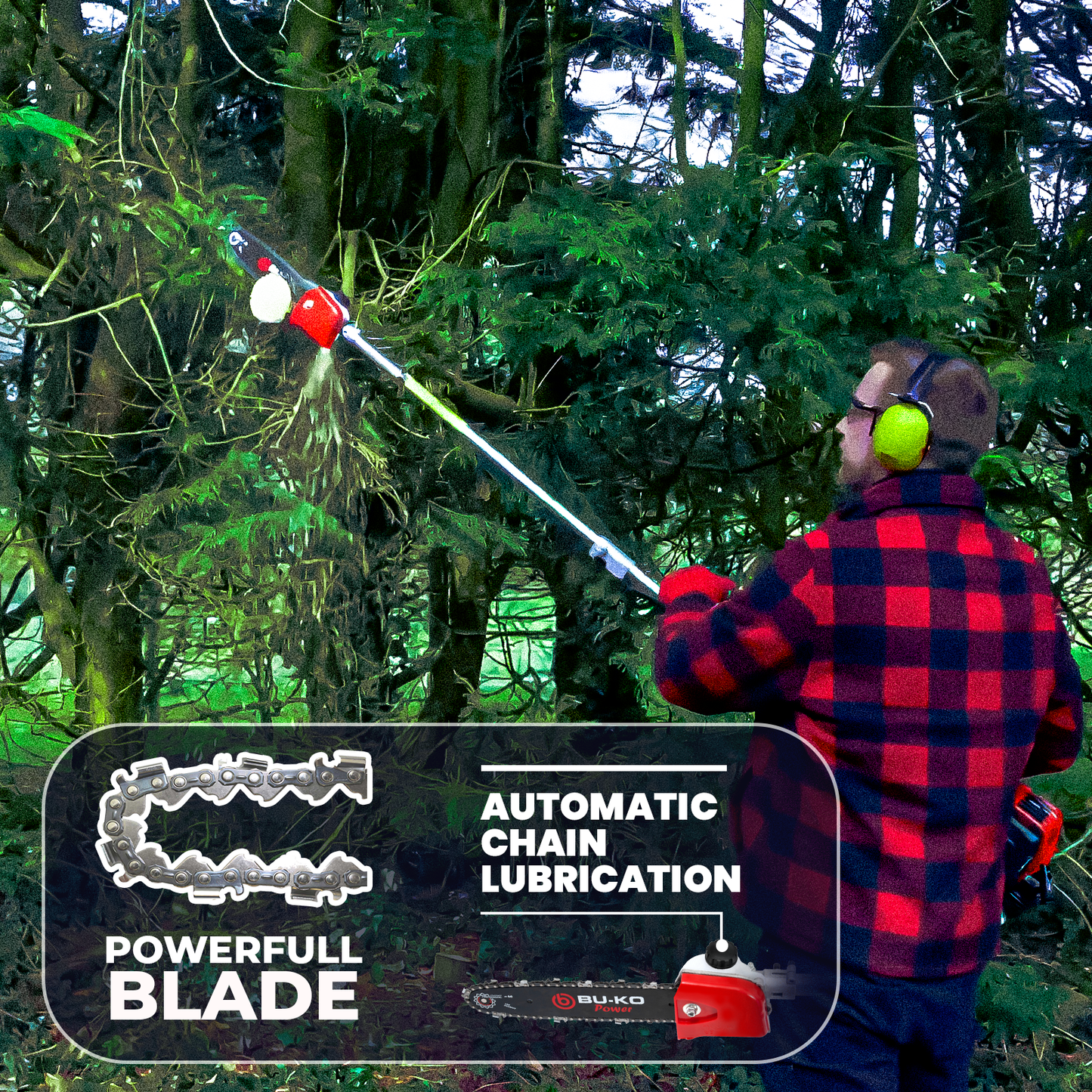 Grade 52cc Petrol Garden Multi Tool, 1 Pole, Strimmer, Hedge Trimmer, Pruner, Brush Cutter