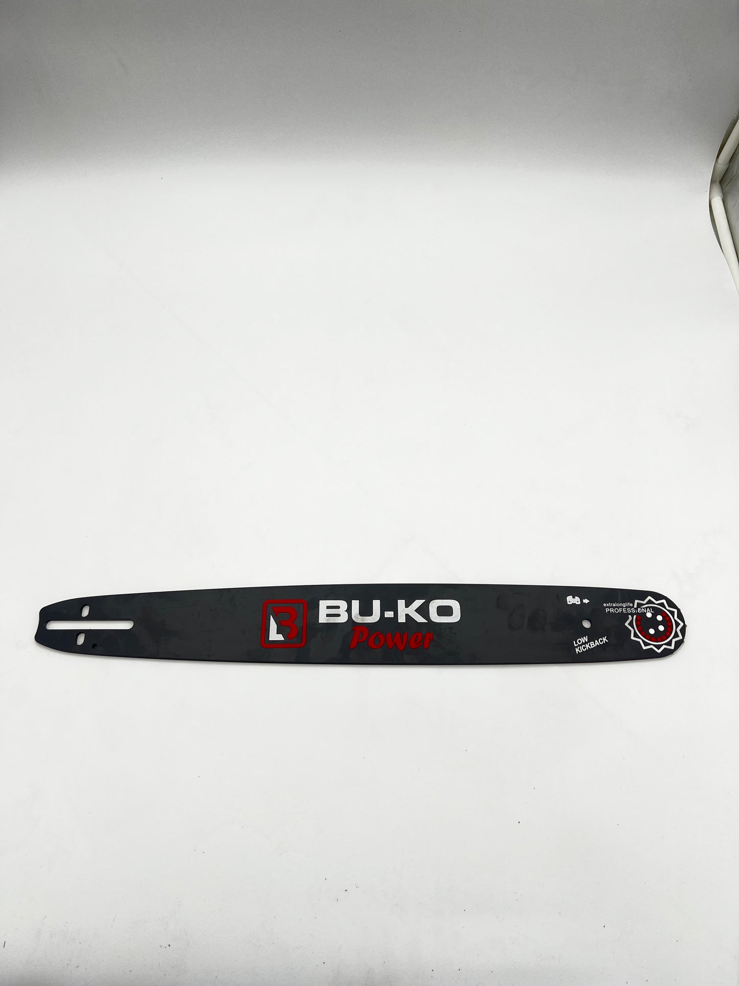 BU-KO Power 20" Chainsaw Guide Bar – Low Kickback Replacement Chain Bar for Petrol Chainsaws