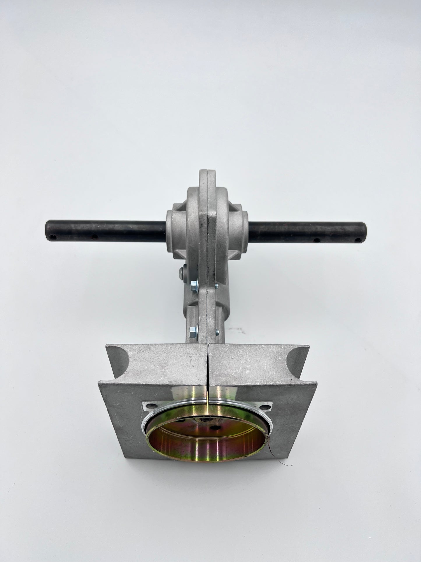 BU-KO Replacement Tiller Transmission Gearbox Assembly with Mounting Bracket and Shaft – Fits BU-KO 52cc Garden Tillers